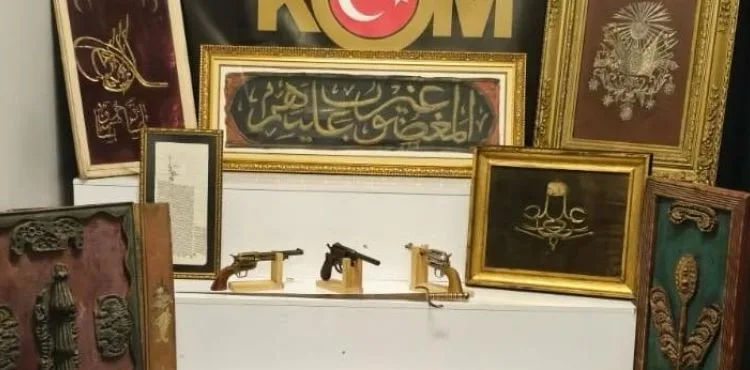 Tarihi eser kaçakçılığı şüphelisi gözaltına alındı