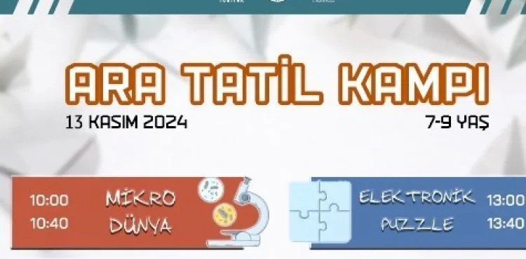 BÜYÜKŞEHİR BİLİM MERKEZİ’NDEN “ARA TATİL” ETKİNLİKLERİ