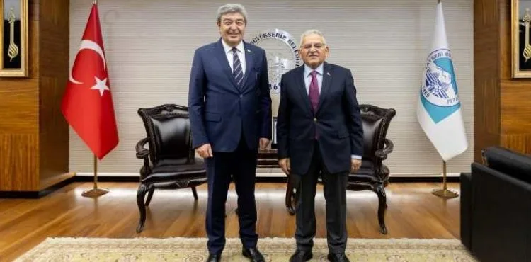 BAŞKAN BÜYÜKKILIÇ, AK PARTİ KAYSERİ MİLLETVEKİLİ ATAŞ’I AĞIRLADI