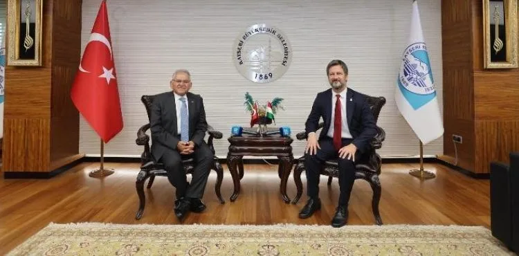 BAŞKAN BÜYÜKKILIÇ, MACARİSTAN ANKARA BÜYÜKELÇİSİ MATİS VE FAHRİ KONSOLOS ŞAHBAZ’I AĞIRLADI