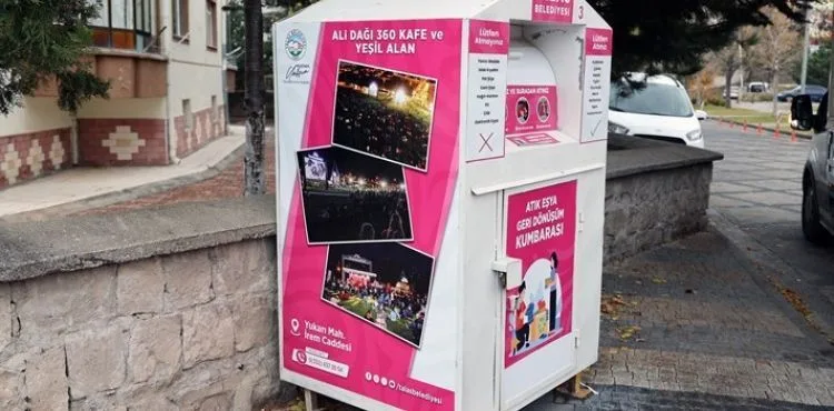 TALAS'TA ATIK EŞYA KUMBARALARI YENİLENDİ