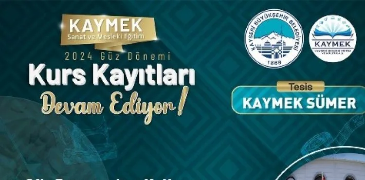 KAYMEK'TEN GÜZ DÖNEMİNE ÖZEL KURS SEÇENEKLERİ