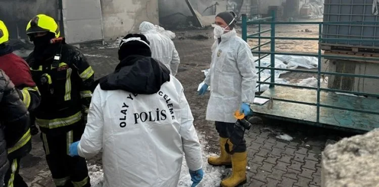Kayseri'de 3 işçinin öldüğü fabrika yangınına ilişkin soruşturmada 5 gözaltı