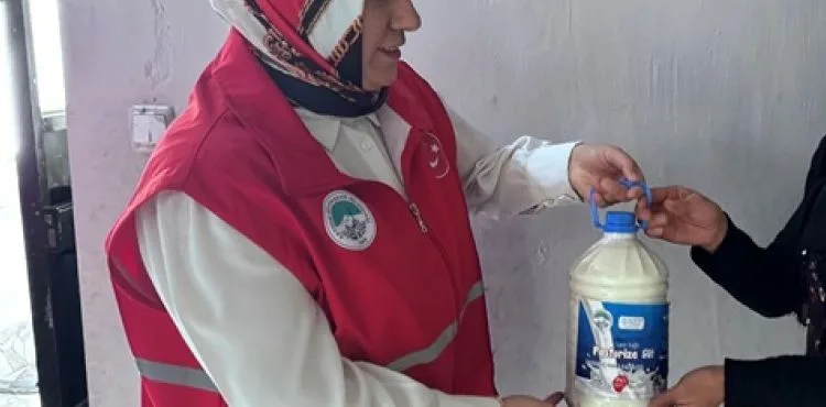 BAŞKAN BÜYÜKKILIÇ’IN ANLAMLI PROJESİ İLE MİNİKLERE SÜT, AİLELERE DESTEK