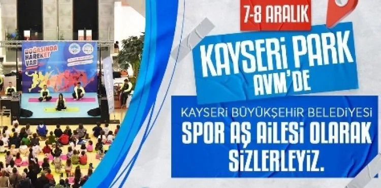 BÜYÜKŞEHİR SPOR A.Ş.’NİN AVM GÜNLERİ ETKİNLİKLERİ BAŞLIYOR