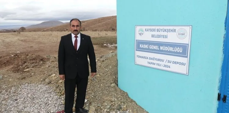 BAŞKAN BÜYÜKKILIÇ: “TOMARZA’YA 7 MİLYON TL'LİK İÇME SUYU YATIRIMI”