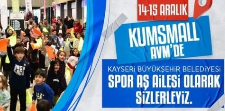BÜYÜKŞEHİR SPOR A.Ş.’NİN SPOR VE EĞLENCEYİ BİR ARADA SUNAN AVM GÜNLERİ SÜRÜYOR