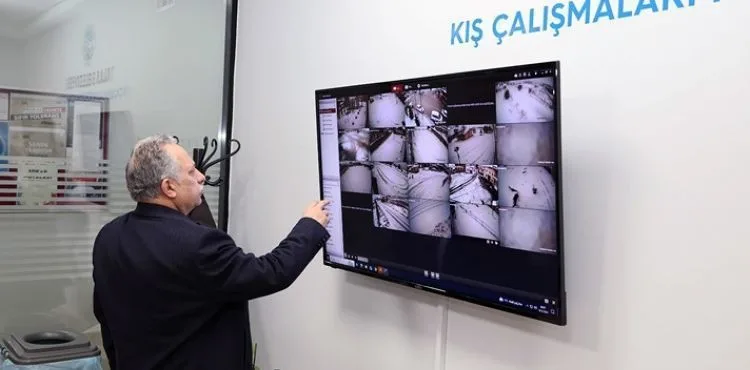 TALAS'TA KAR YAĞIŞI 7/24 TAKİPTE