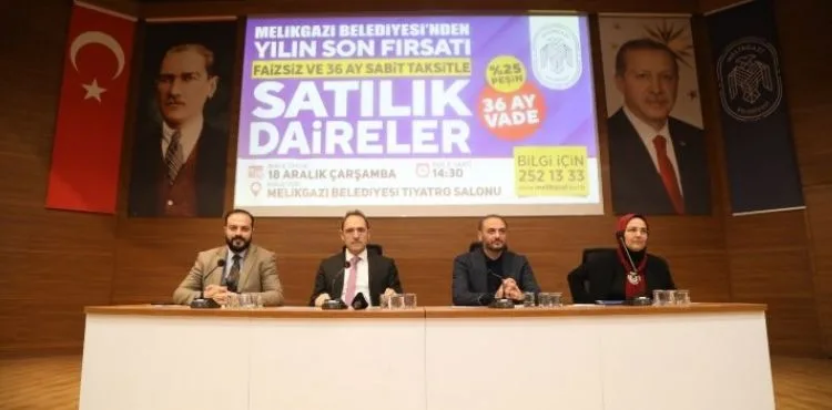 MELİKGAZİ BELEDİYESİ KAZANDIRAN FİNANS MODELİYLE 28 AİLEYİ DAHA EV SAHİBİ YAPTI