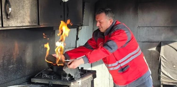 KOCASİNAN’DA YANGIN TATBİKATI GERÇEĞİ ARATMADI