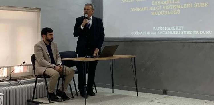 BÜYÜKŞEHİR’DEN MESLEK LİSESİ ÖĞRENCİLERİNE CBS SEMİNERİ