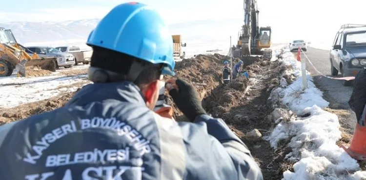 KASKİ, BÜNYAN’DA KANALİZASYON ALTYAPISINI REVİZE EDİYOR