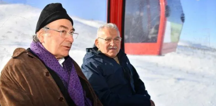 BAŞKAN BÜYÜKKILIÇ VE PROF. DR. TARHAN’DAN, ERCİYES KAYAK MERKEZİ’NE ZİYARET