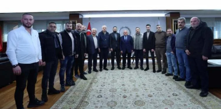 BAŞKAN BÜYÜKKILIÇ, YERALTI ÇARŞISI ESNAFINI AĞIRLADI