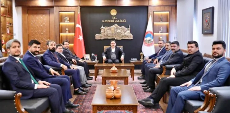 Saadet Partisi Kayseri İl Teşkilatı’ndan Vali Gökmen Çiçek’e Ziyaret