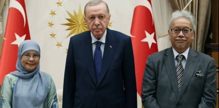 Cumhurbaşkanı Erdoğan, Malezyalı yüksek mahkeme başkanlarını kabul etti