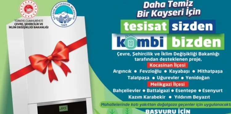BAŞKAN BÜYÜKKILIÇ: “TESİSAT SİZDEN, KOMBİ BİZDEN KAMPANYAMIZ, 13 MAHALLEYE ULAŞTI”