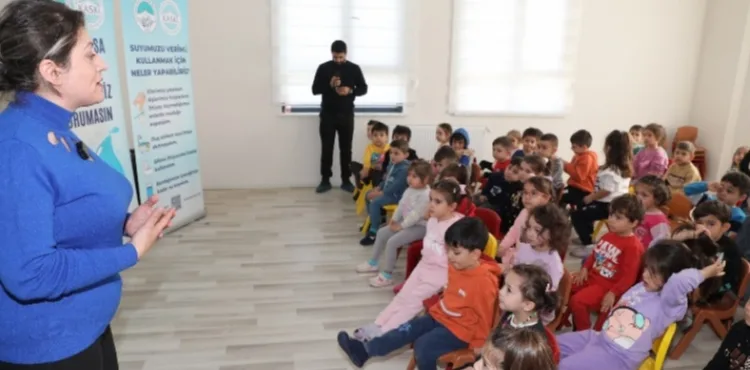KASKİ’DEN MİNİK YÜREKLERE ‘SU TASARRUFU’ EĞİTİMİ