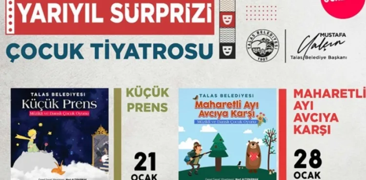 TALAS'TA ÇOCUKLARA YARIYIL SÜRPRİZİ