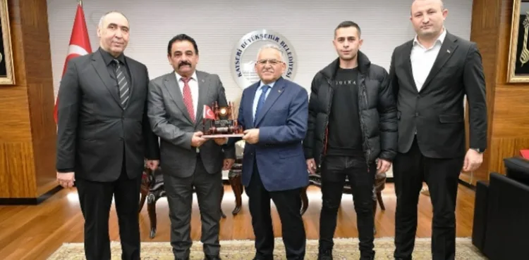BÜYÜKKILIÇ’A, BÜNYAN BELEDİYE BAŞKANI METİN’DEN ZİYARET