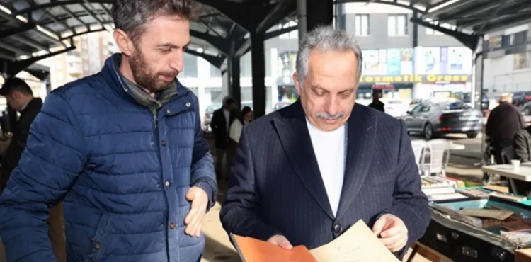 ANTİKA PAZARI'NA KAR ENGELİ