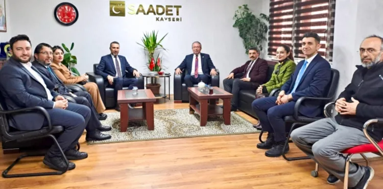Saadet Partisi Kayseri İl Başkanı Erdal Altun’a iade-i ziyarette bulundu.