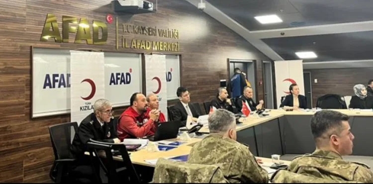 TAMP KAYSERİ YEREL DÜZEY BESLENME ÇALIŞMA GRUBU KOORDİNASYON TOPLANTISI KAYSERİ İL AFET VE ACİL DURUM MÜDÜRLÜĞÜNDE GERÇEKLEŞTİRİLDİ