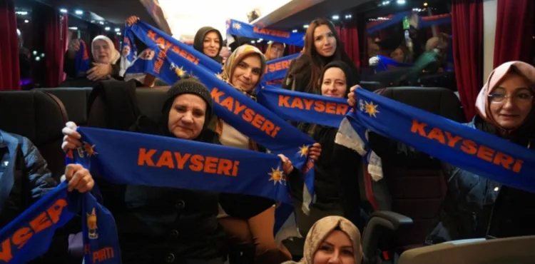 Kayseri Teşkilatı, AK Parti 8. Büyük Kongresi İçin Ankara’ya Hareket Etti