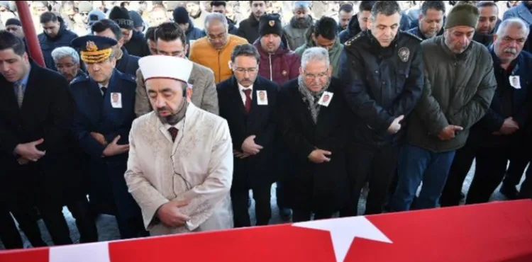 BAŞKAN BÜYÜKKILIÇ’TAN ŞEHİT POLİS MEMURUNA SON GÖREV