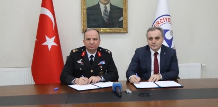 ERÜ ile Jandarma Genel Komutanlığı Kriminal Başkanlığı Arasında İş Birliği Protokolü İmzalandı