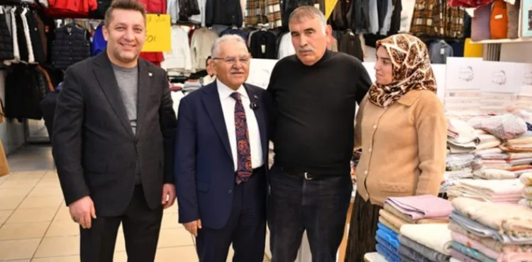 BAŞKAN BÜYÜKKILIÇ, KÖŞK SOSYETE ESNAFINI ZİYARET ETTİ
