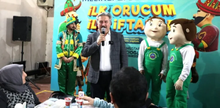 MELİKGAZİ'DE ÇOCUKLAR İLK ORUÇ, İLK İFTAR HEYECANI YAŞADI