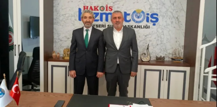 Hizmet-İş Kayseri Şube Başkan Adayı Yavuz Navruz’dan Hizmet İş Genel Başkan Vekiline Ziyaret