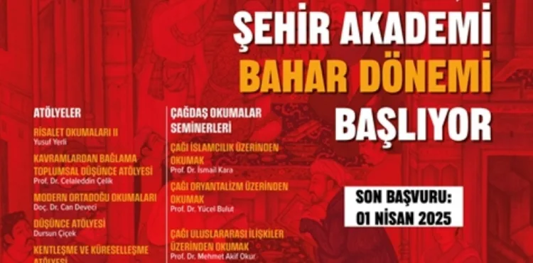 BÜSAM ŞEHİR AKADEMİ 2025 BAHAR DÖNEMİ KAYITLARI DEVAM EDİYOR