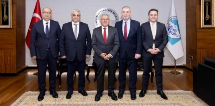 BAŞKAN BÜYÜKKILIÇ’A ERCİYES ANADOLU HOLDİNG HEYETİNDEN ZİYARET