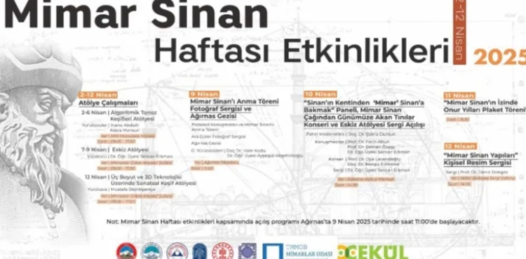 VALİLİK VE BÜYÜKŞEHİR’DEN MİMAR SİNAN HAFTASI ETKİNLİKLERİ