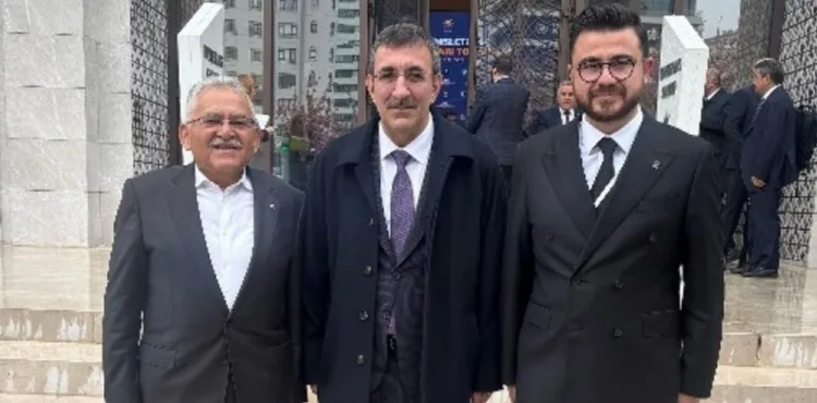 BAŞKAN BÜYÜKKILIÇ, CUMHURBAŞKANI YARDIMCISI YILMAZ İLE GÖRÜŞTÜ