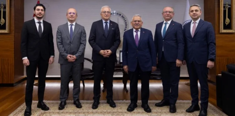 AKSA DOĞALGAZ YÖNETİCİLERİNDEN BAŞKAN BÜYÜKKILIÇ’A ZİYARET