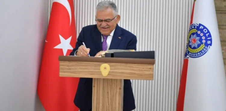 BAŞKAN BÜYÜKKILIÇ’TAN EMNİYET MÜDÜRÜ AYDIN’A POLİS HAFTASI ZİYARETİ