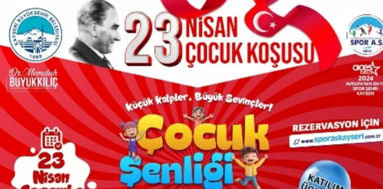BÜYÜKŞEHİR’DEN ÇOCUKLARA ÖZEL ŞENLİK VE KOŞU