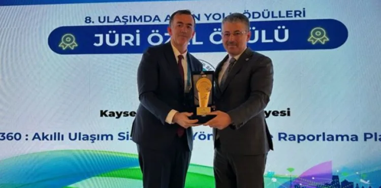 KAYSERİ BÜYÜKŞEHİR’E “AKILLI ULAŞIM SİSTEMİ” İLE JÜRİ ÖZEL ÖDÜLÜ