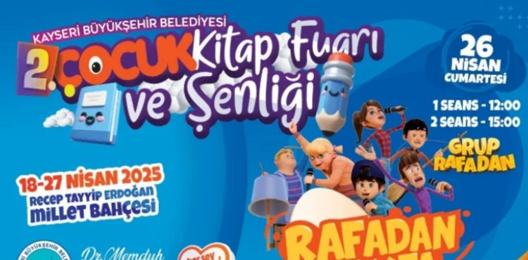 BÜYÜKŞEHİR’İN 2’NCİ ÇOCUK KİTAP FUARI VE ŞENLİĞİ BAŞLIYOR
