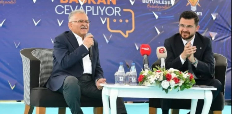 MİLLET BAHÇESİNDE VATANDAŞLAR SORDU, KAYSERİ’NİN BAŞKANI BÜYÜKKILIÇ CEVAPLADI
