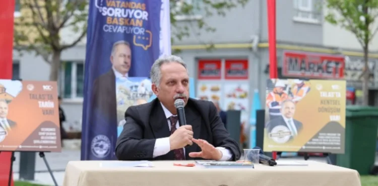 TALAS’TA VATANDAŞ SORUYOR, BAŞKAN YALÇIN DEDEOĞLU PARKI’NDA CEVAPLIYOR!