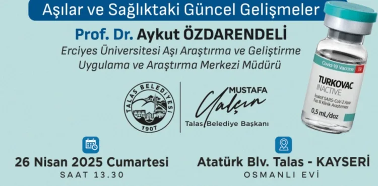 “TALAS'TA SAĞLIK VAR” SÖYLEŞİLERİ SÜRÜYOR