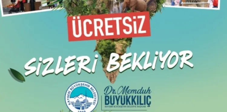 BÜYÜKŞEHİR HAYVANAT BAHÇESİ, 1 MAYIS’A ÖZEL ÜCRETSİZ OLACAK