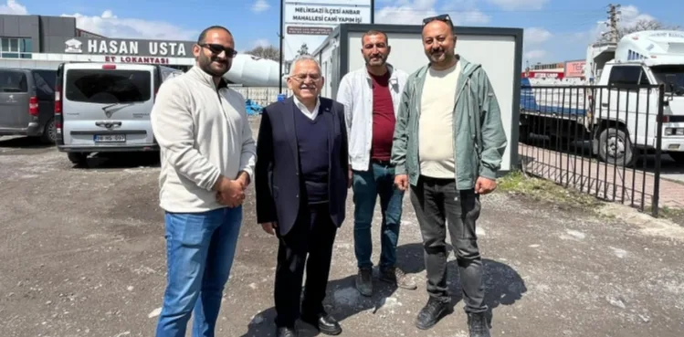 BAŞKAN BÜYÜKKILIÇ’TAN ANBAR’DA, HAYIRSEVER İŞ BİRLİĞİ İLE YÜKSELEN CAMİ İNŞAATINA İNCELEME