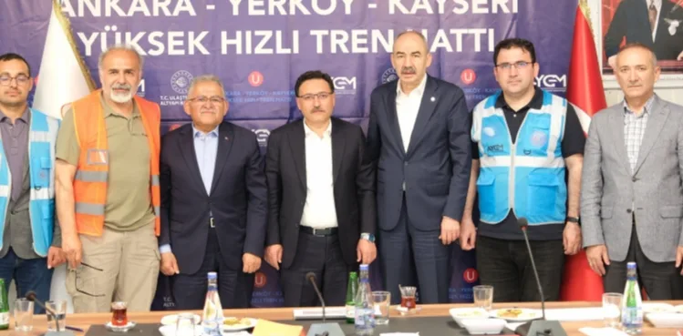 BAŞKAN BÜYÜKKILIÇ’TAN YÜKSEK HIZLI TREN ŞANTİYESİNDE İNCELEME