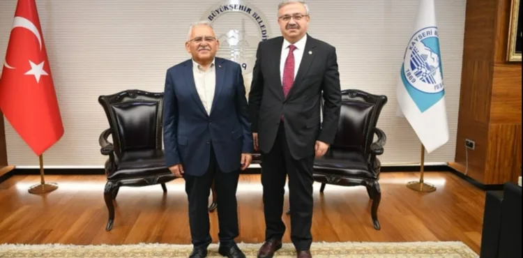 AK PARTİ KAYSERİ KOORDİNATÖRÜNDEN BAŞKAN BÜYÜKKILIÇ’A ZİYARET