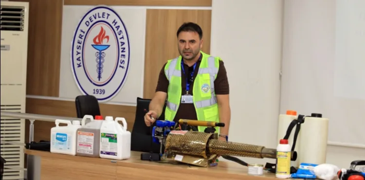 TALAS BELEDİYESİ’NDEN BİYOSİDAL EĞİTİMİNE UZMAN DESTEĞİ
